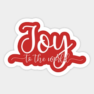 Joy To The World Sticker